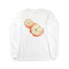 kandaの中も赤いりんご Long Sleeve T-Shirt