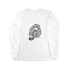 まぬるねこファンのなでられ待ちのマヌルネコ（イロ） Long Sleeve T-Shirt