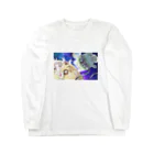 ポメラニ屋の宇宙ポメラニアン年賀絵 Long Sleeve T-Shirt