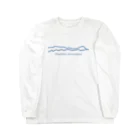 KAWAGOE GRAPHICSの川越から見た秩父の山々 Long Sleeve T-Shirt