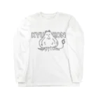 トシゾーのSUZURIのとこのキュウコン（文字バック） Long Sleeve T-Shirt