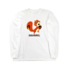 SUNDAYS GRAPHICSのどんぐリス (茶色ロゴ) Long Sleeve T-Shirt