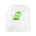 i_croissantのFOOTBALL FIELD Long Sleeve T-Shirt