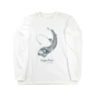 ビビッとランキング【公式】のホウライエソ  ロングスリーブTシャツ【ライトカラー】 Long Sleeve T-Shirt