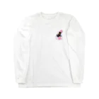 くろねこ工房の黒猫とさくら Long Sleeve T-Shirt