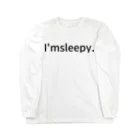 f5chnnnのI'm sleepy. ロングスリーブTシャツ