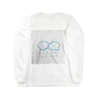 アダムとイブのりんごのFluffy Cloudy ロングスリーブTシャツ