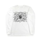 Rook'sVisionのNAMES 恐竜JW[黒] Long Sleeve T-Shirt
