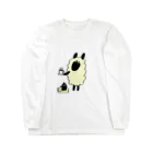 みにゆん　ねこのBlack goat cafe Long Sleeve T-Shirt