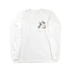 もけけ工房 SUZURI店のAsh baby Long Sleeve T-Shirt