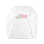 ◎のユニコーン/ロゴ 롱 슬리브 티셔츠