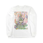 ブキミな住人の朝露と雨蛙の朝食 Long Sleeve T-Shirt