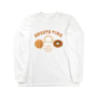 ぽんぽこあんぽんたんのSWEETS TIME ロングスリーブTシャツ