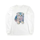 ジュノの秘密のアトリエのスコティッシュフォールド／Juno Long Sleeve T-Shirt