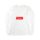 サウナショップ　【ととのい親分】の【BOXロゴ】サウナBOXロゴ　アイテム Long Sleeve T-Shirt