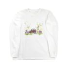 pandaticsの春とくるま Long Sleeve T-Shirt