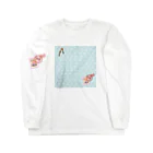 Rabbitflowerのうさ切手 Long Sleeve T-Shirt