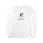 モノクロームスのワルパンダ-パーカーred Long Sleeve T-Shirt