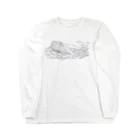 ariariartの世界でもっとも孤独なクジラとラジオ【チャリティー】 Long Sleeve T-Shirt