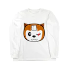 チャタリオの【原価販売】隻眼の野良猫チャタローBタイプ ロングスリーブTシャツ