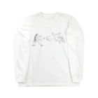 パワフルクリニックの鳥獣戯画のやつ Long Sleeve T-Shirt