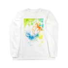 A.Q.U.A.のWaterArt_Pop002 ロングスリーブTシャツ