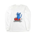 Official GOODS Shopの赤電のりてつニャーンコ Long Sleeve T-Shirt