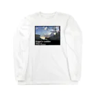 下北龍雲堂の【👼開運👼】下北天使の梯子（英語表記・日付入り）グッズ Long Sleeve T-Shirt