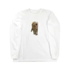 茶トラねこずのあくび猫のシロ Long Sleeve T-Shirt