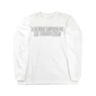 カナクギフォントの「百人一首 48番歌 源重之」カナクギフォントL Long Sleeve T-Shirt