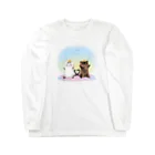 ねこほうチャンネル公式グッズのチロモモ5歳バースデイ Long Sleeve T-Shirt