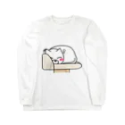 BADCAT GOODS SHOPのキャットタワーのてっぺん Long Sleeve T-Shirt