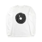 fukucocoのお犬と一緒にお散歩tシャツ 黒 Long Sleeve T-Shirt