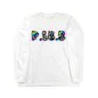 P.L.6.3のP.L6.3ロゴ【Psychedelic】 ロングスリーブTシャツ
