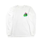 おおばさくらのgoods shopの春の花ドローイング Long Sleeve T-Shirt