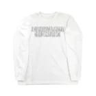 カナクギフォントの「百人一首 52番歌 藤原道信朝臣」カナクギフォントL Long Sleeve T-Shirt