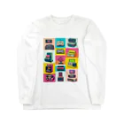 マッケンデジタルワールドのエモくてレトロな盆栽さんと仮想ゲーム機器君たち Long Sleeve T-Shirt