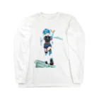 スライムバケツ店の有馬千草ママ冷音ちゃん（右手異空間B） Long Sleeve T-Shirt