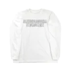 カナクギフォントの「百人一首 69番歌 能因法師」カナクギフォントL Long Sleeve T-Shirt