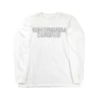 カナクギフォントの「百人一首 87番歌 寂蓮法師」カナクギフォントL Long Sleeve T-Shirt