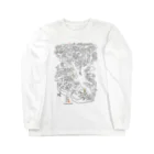 T's ARTWORKS　にしもりただしのTree in the park  Long Sleeve T-Shirt