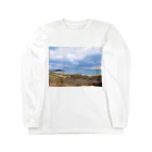 あべこのお店 の北海道の海 Long Sleeve T-Shirt