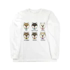 豆つぶのshiba-inu fanciers(集合) Long Sleeve T-Shirt