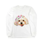 marutoraのwelpon犬 ロングスリーブTシャツ