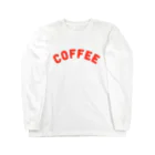rihomiyakeのcoffee ロングスリーブTシャツ