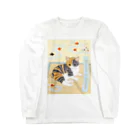 湊文の金魚と風鈴と猫 Long Sleeve T-Shirt