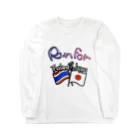 ThaiGoods by マムアンのRun For Thailand & Japan ロングスリーブTシャツ