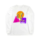 カタツムリ本舗の昭和カラーふりーだむくん Long Sleeve T-Shirt