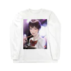 Mahiroshka まひろ朱夏 絵と音楽のドラム少女 Long Sleeve T-Shirt