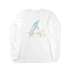 たじんのおみせのclearイルカ Long Sleeve T-Shirt